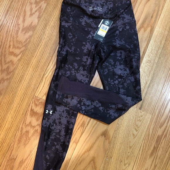 UA HeatGear Armour® Mesh Printed Ankle Crop - Picture 5 of 7